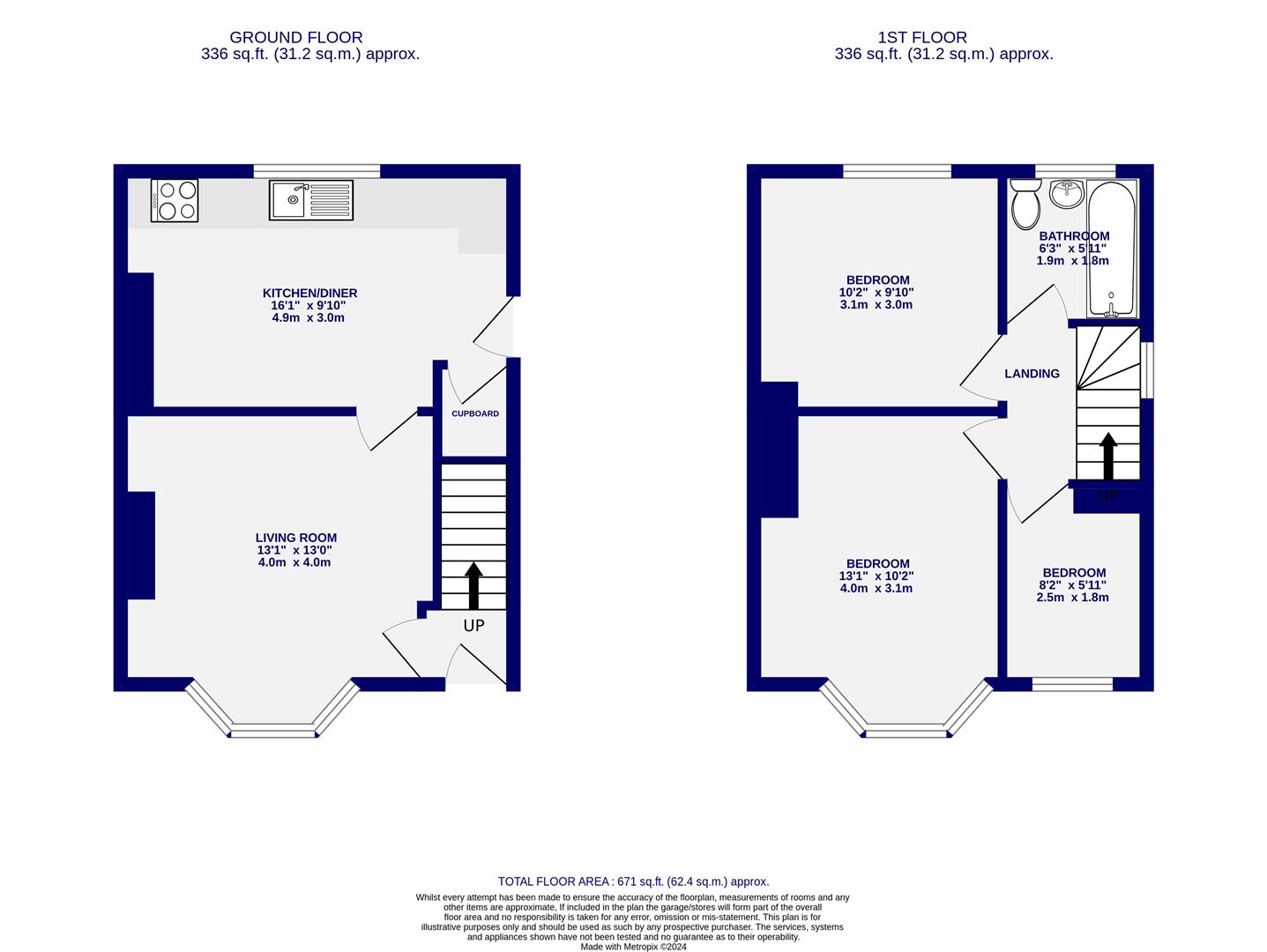 Floorplans For 26 Owston Avenue, Hull Road