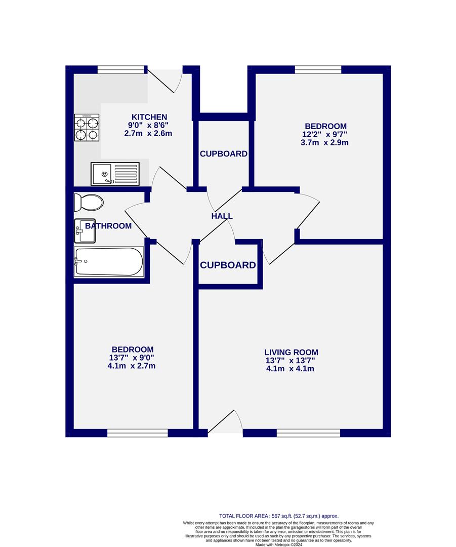 Floorplans For 6 Westerdale Court, Clifton