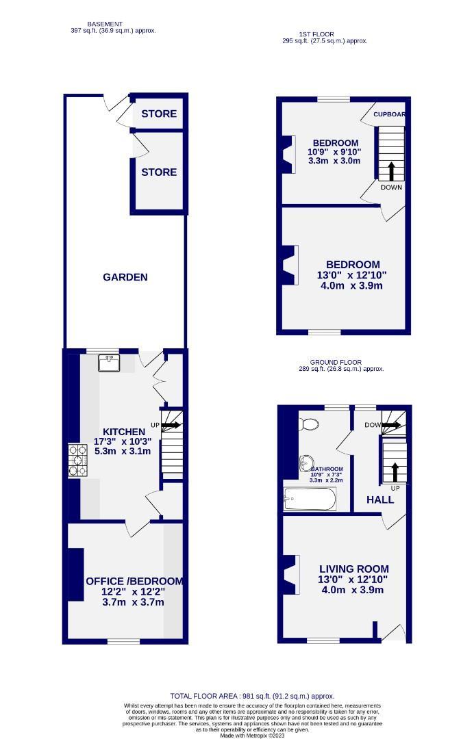 Floorplans For Mount Parade, York, YO24 4AP