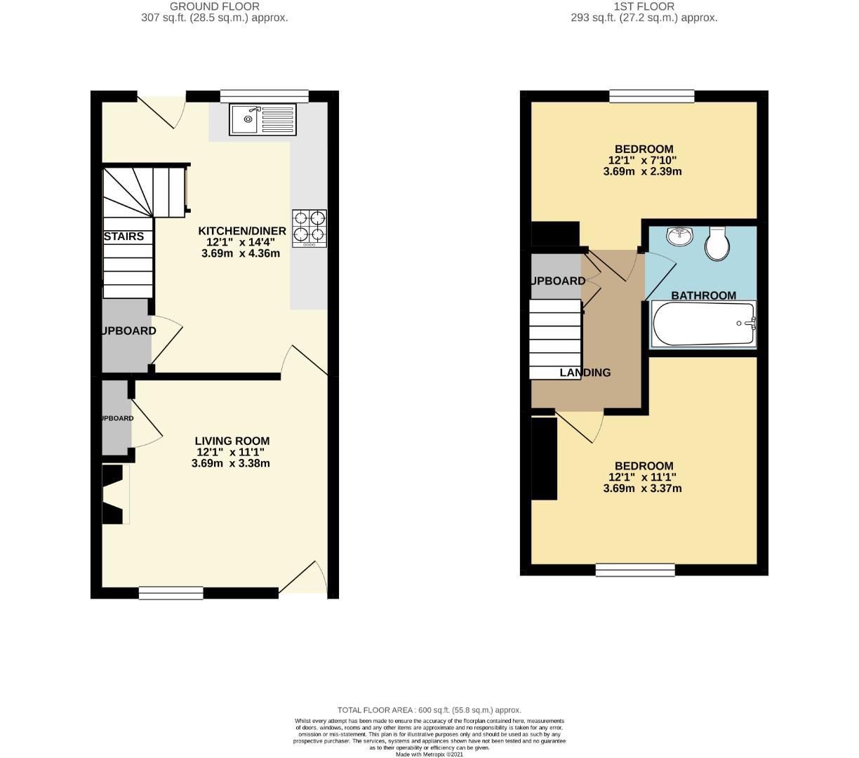 Floorplans For Cromwell Road, Bishophill, York, YO1 6DU