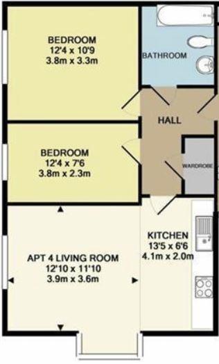 Floorplans For Grove Place, Jackson Street, York, YO31 7RG