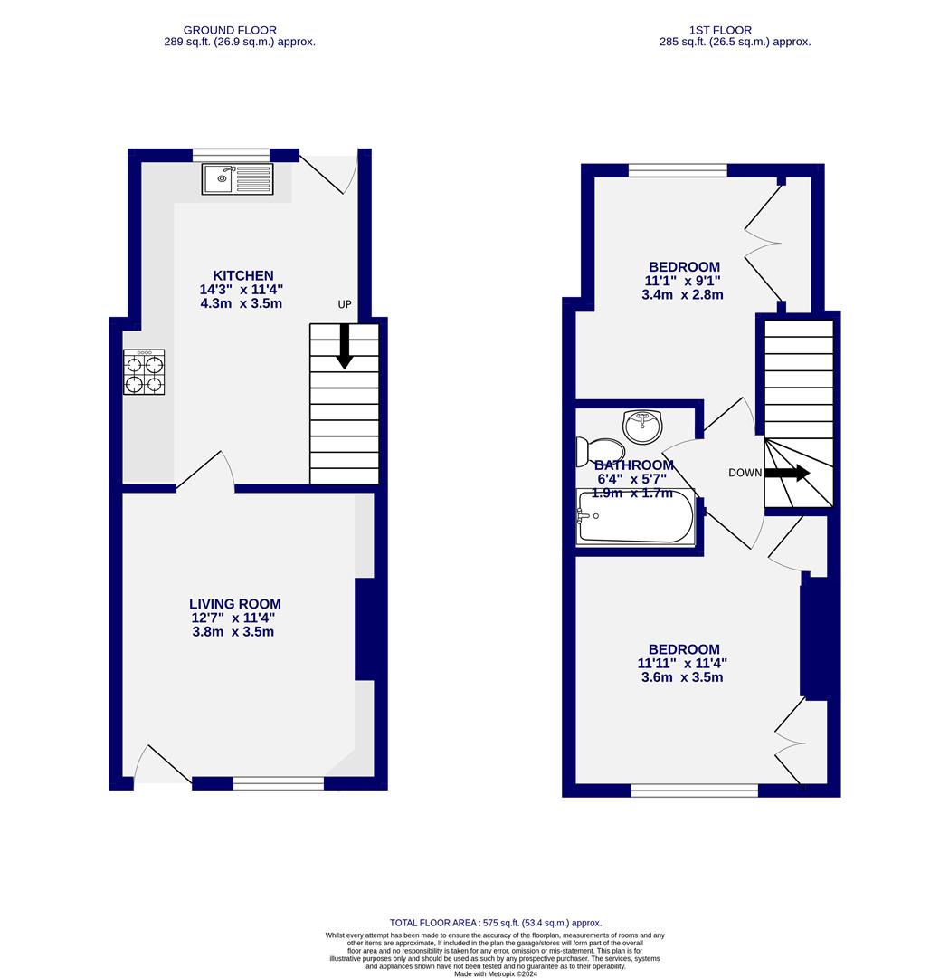 Floorplans For Stamford Street East, Leeman Road, York, YO26