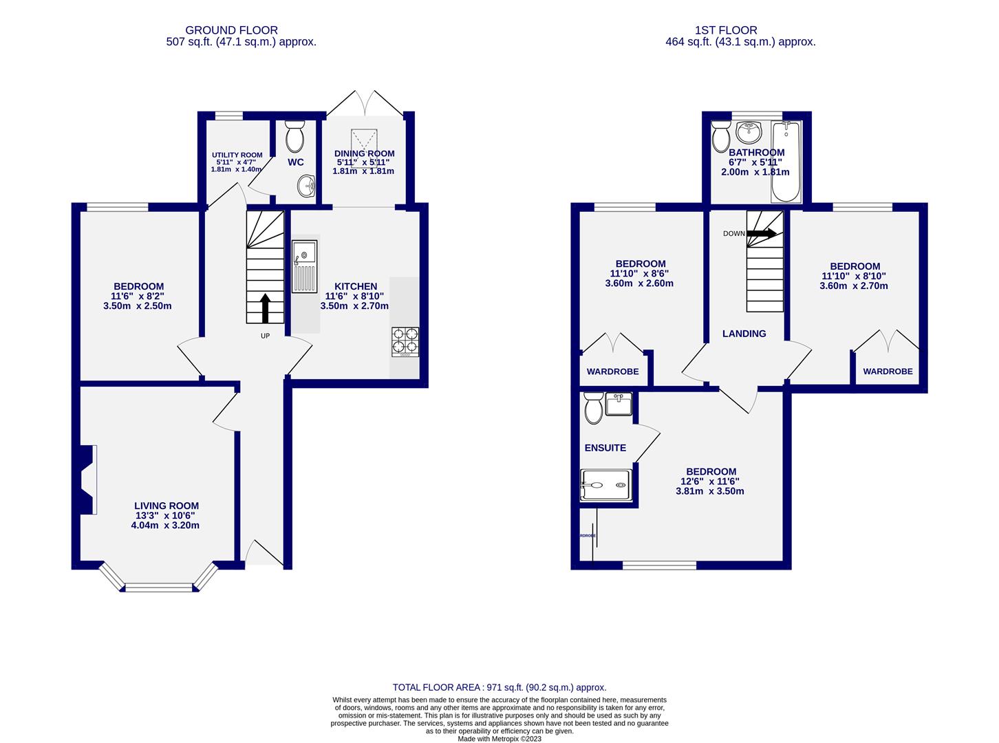 Floorplans For Grange Street, York