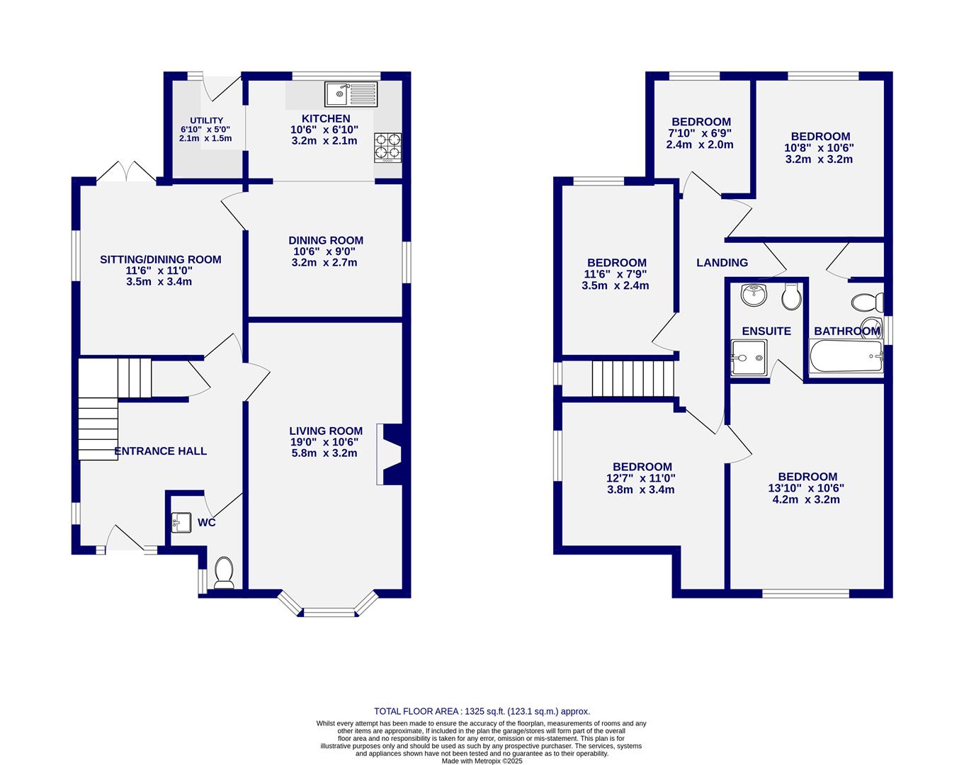 Floorplans For Greystoke Road, Rawcliffe, York, YO30 5FD