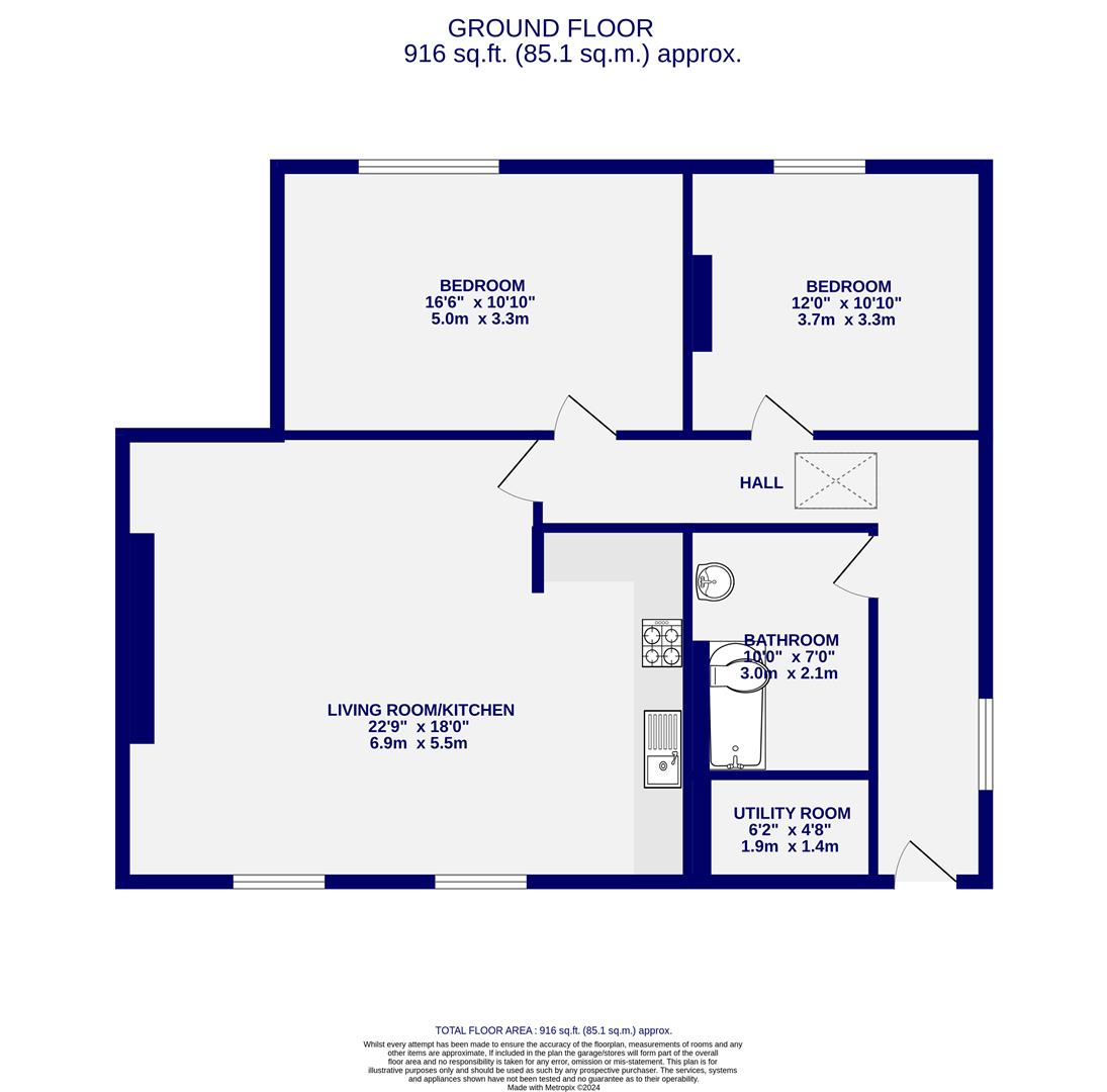 Floorplans For Dower House, Dower Chase, Escrick, York, YO19 6JF