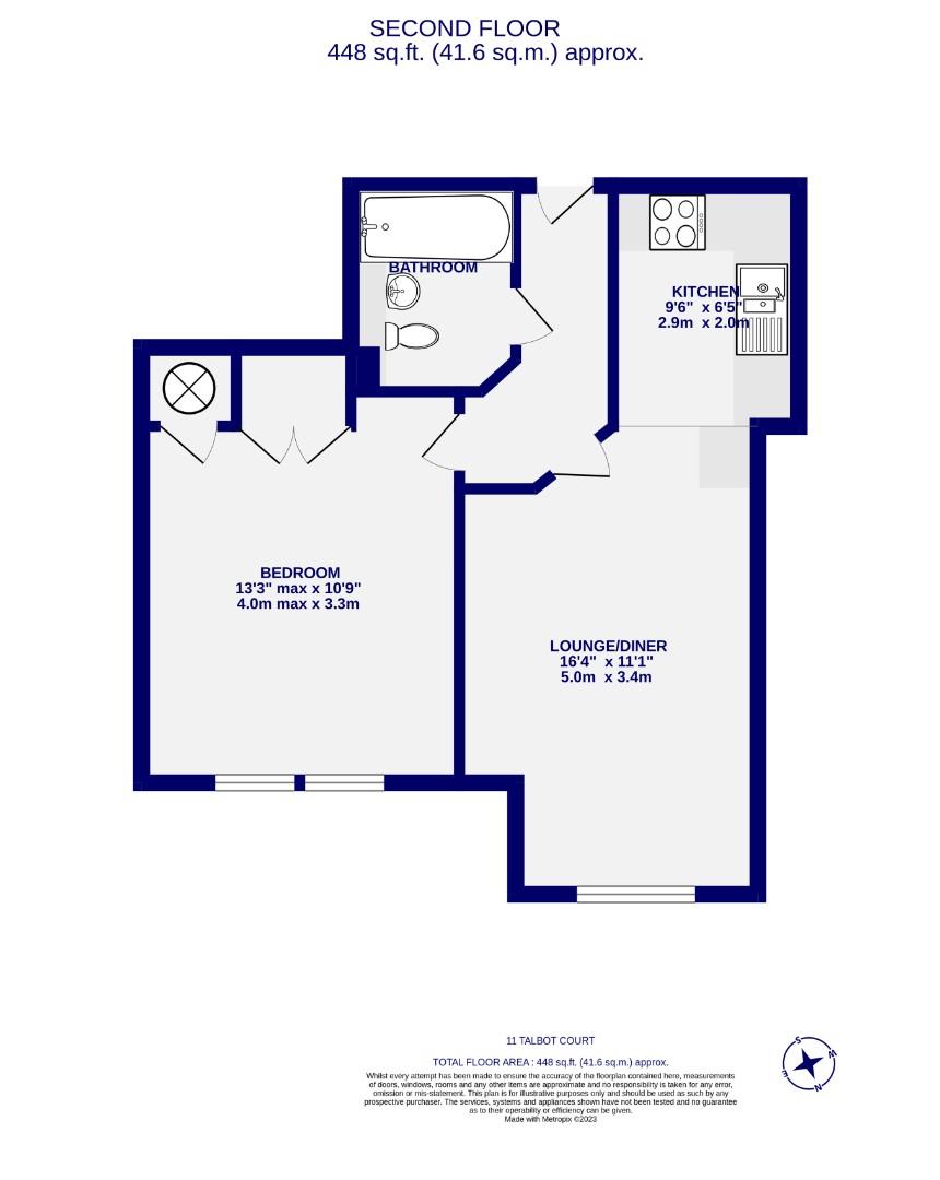 Floorplans For Talbot Court, Low Petergate, York