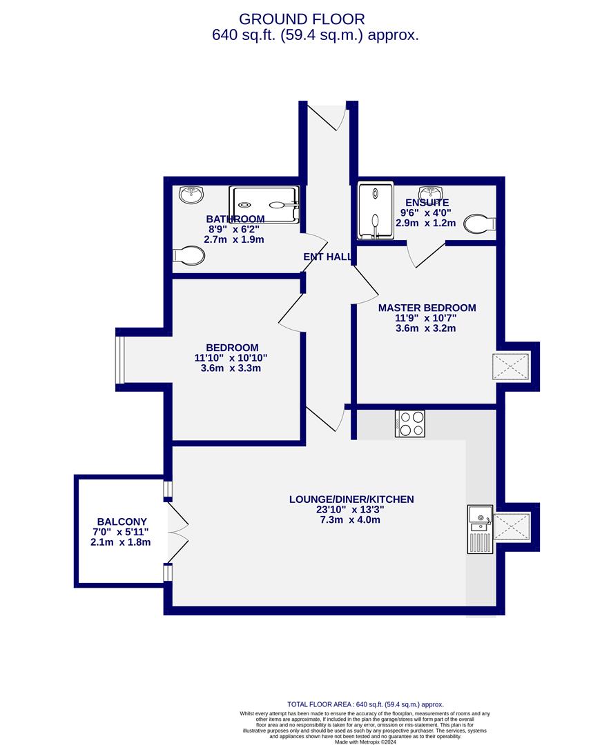 Floorplans For St Johns Mews, Penleys Grove Street, York, YO31 7AH