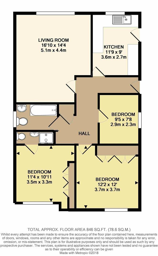 Floorplans For Dalmally Close, York, YO24 2XT