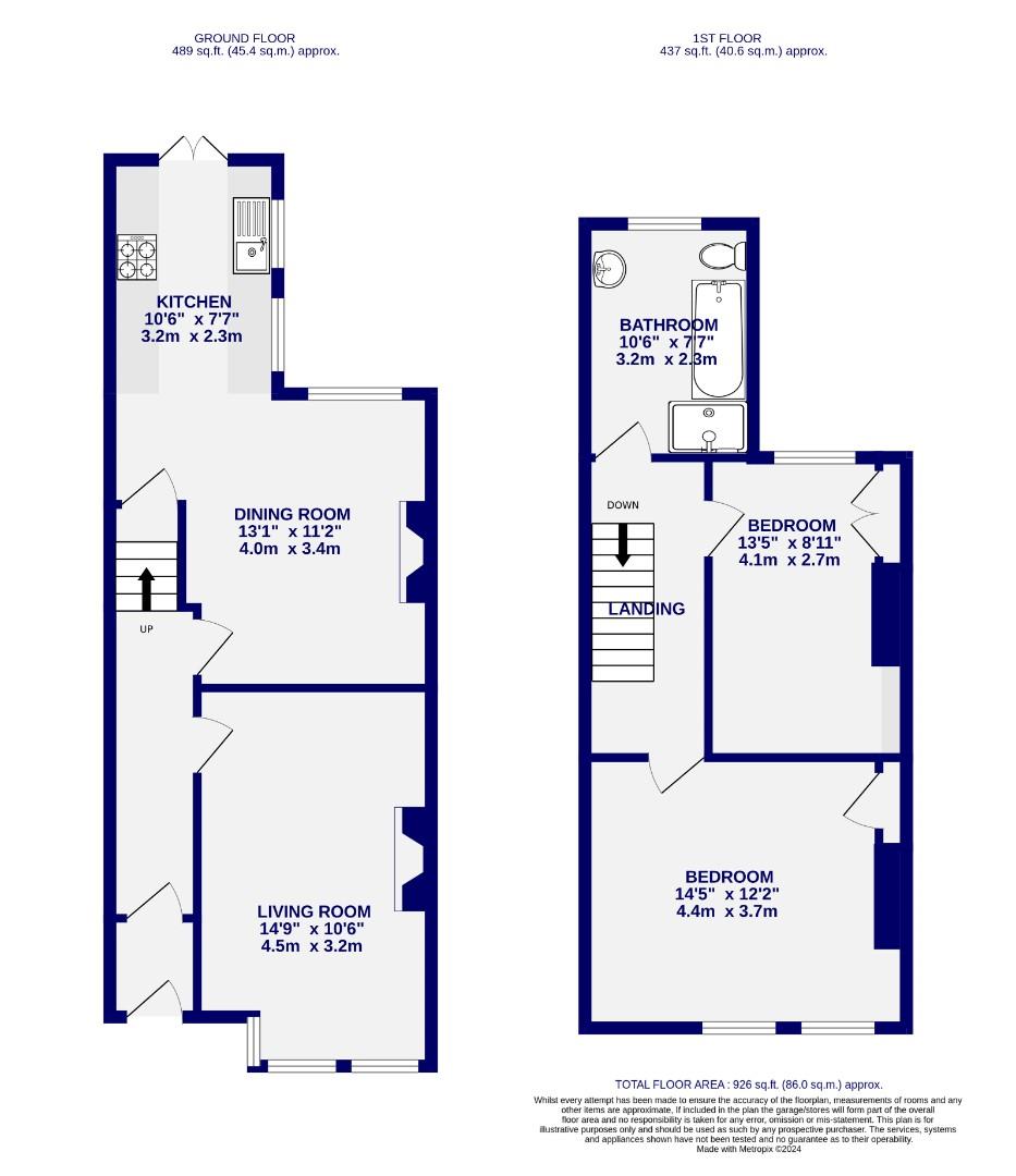 Floorplans For Hambleton Terrace, York