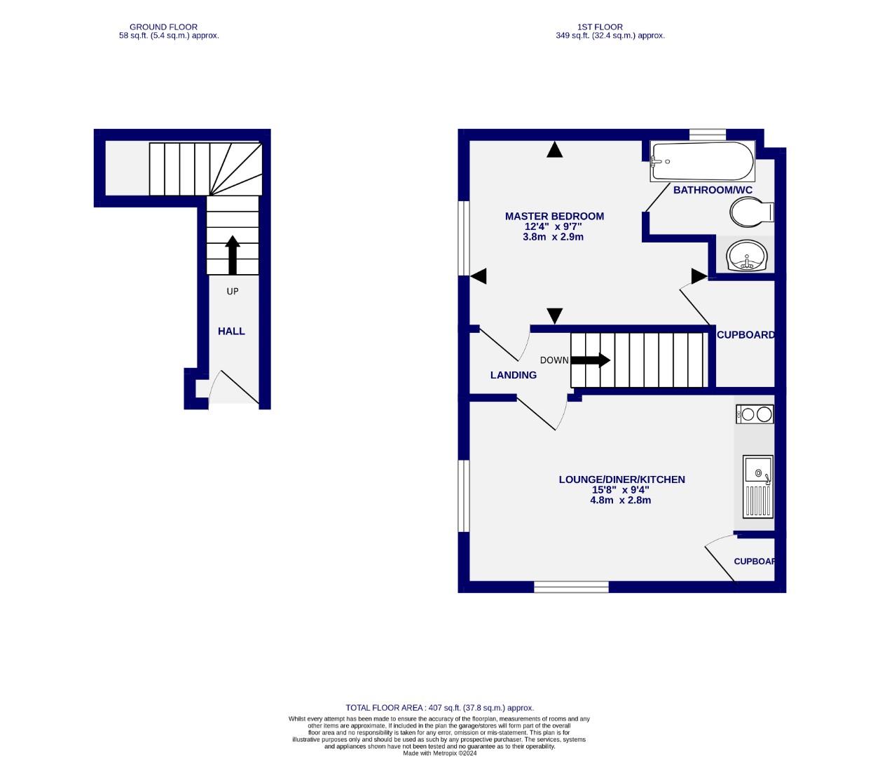 Floorplans For Gladstone Street, Acomb, York