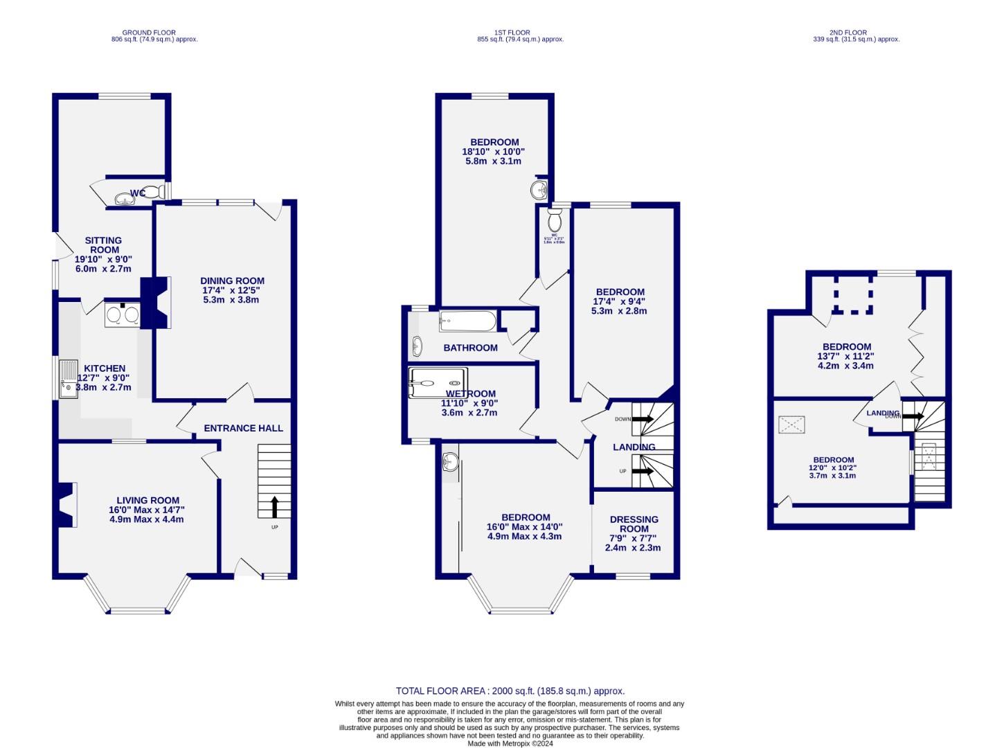 Floorplans For Derwent Road, York