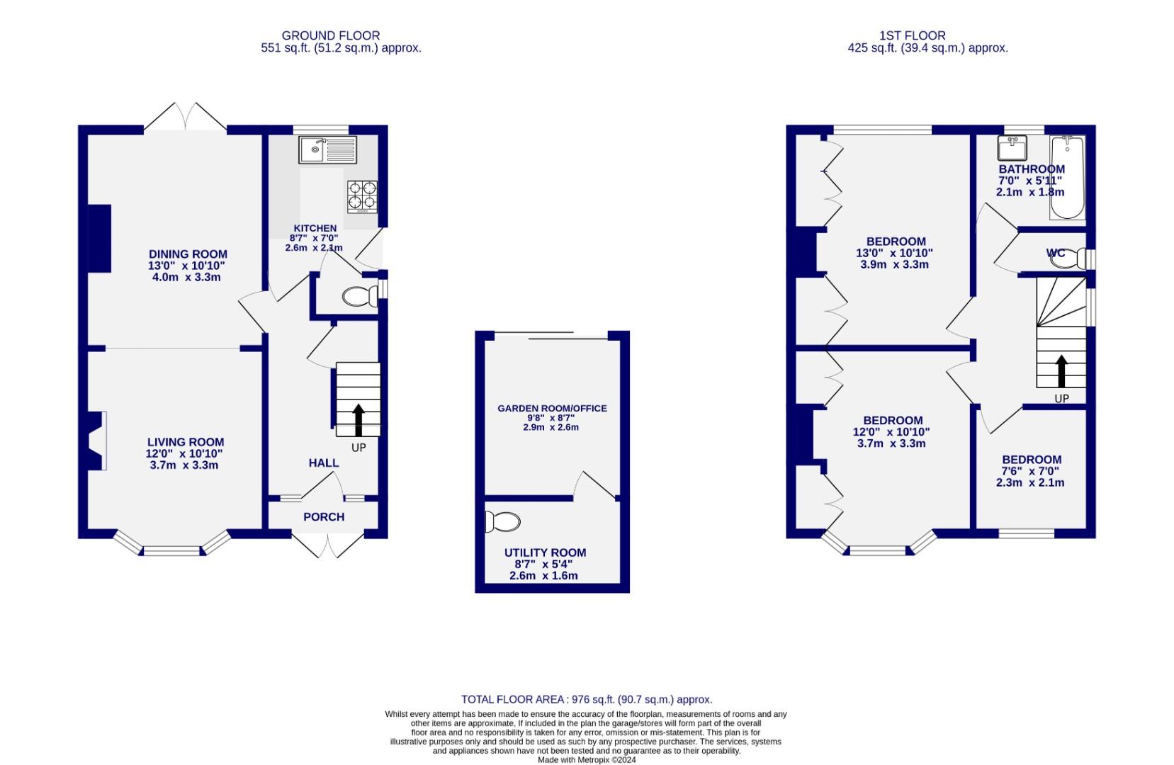 Floorplans For Pulleyn Drive, York