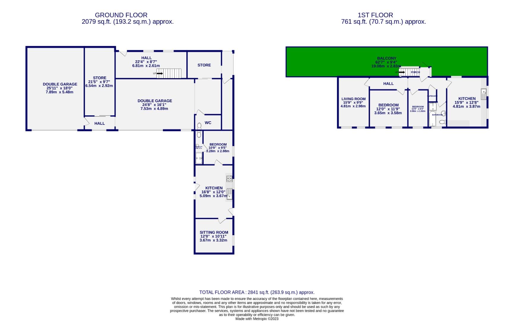 Floorplans For Blackwood Hall, Skipwith, York