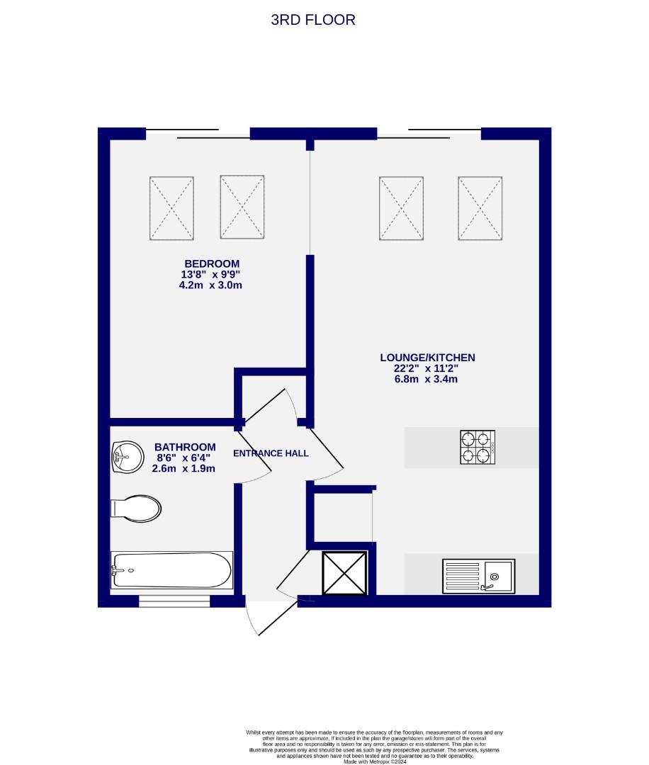 Floorplans For Del Pyke, Foss Islands Road, York