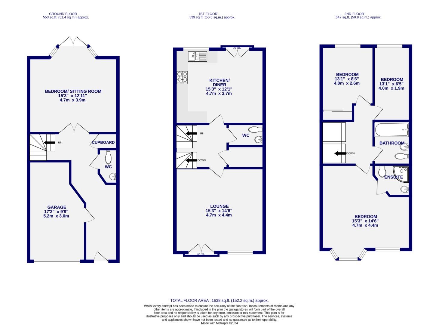 Floorplans For Chancellor Grove, Dringhouses, York