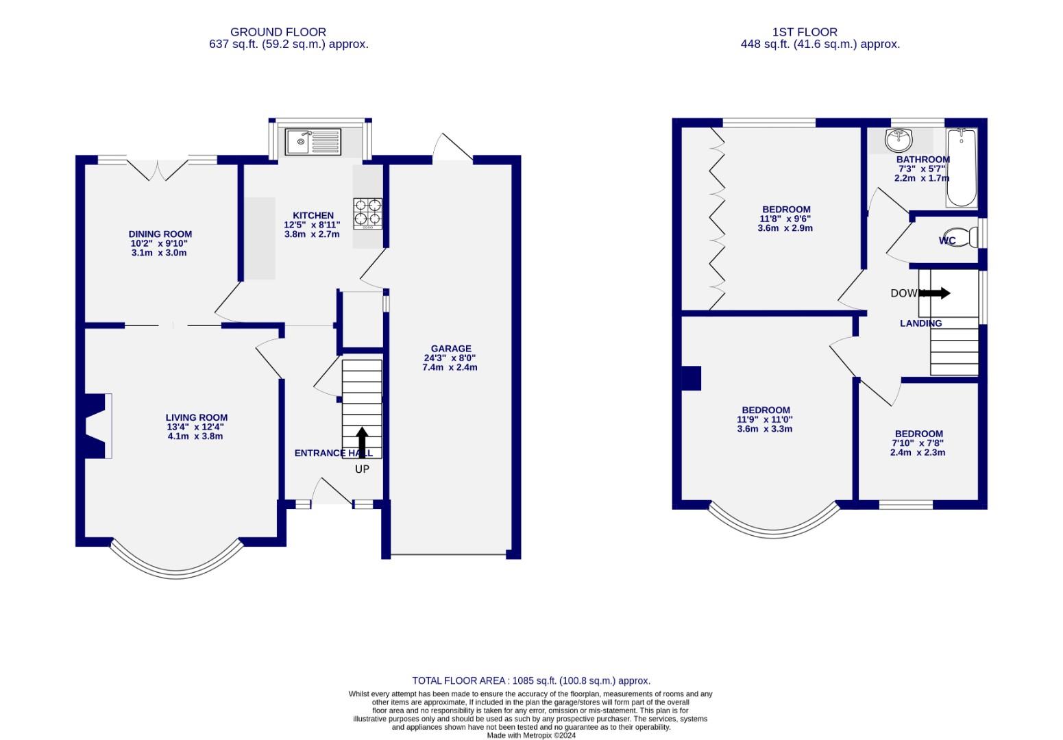 Floorplans For Manor Park Road, York