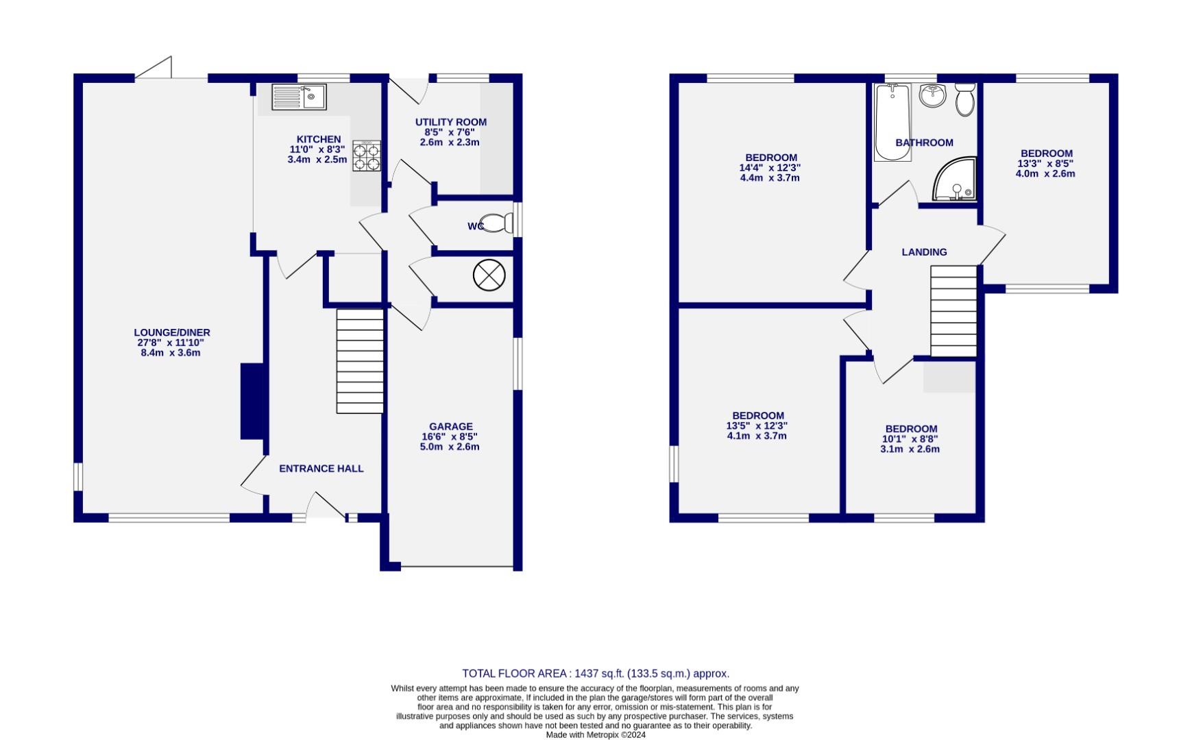 Floorplans For Orchard Close, Appleton Roebuck, York