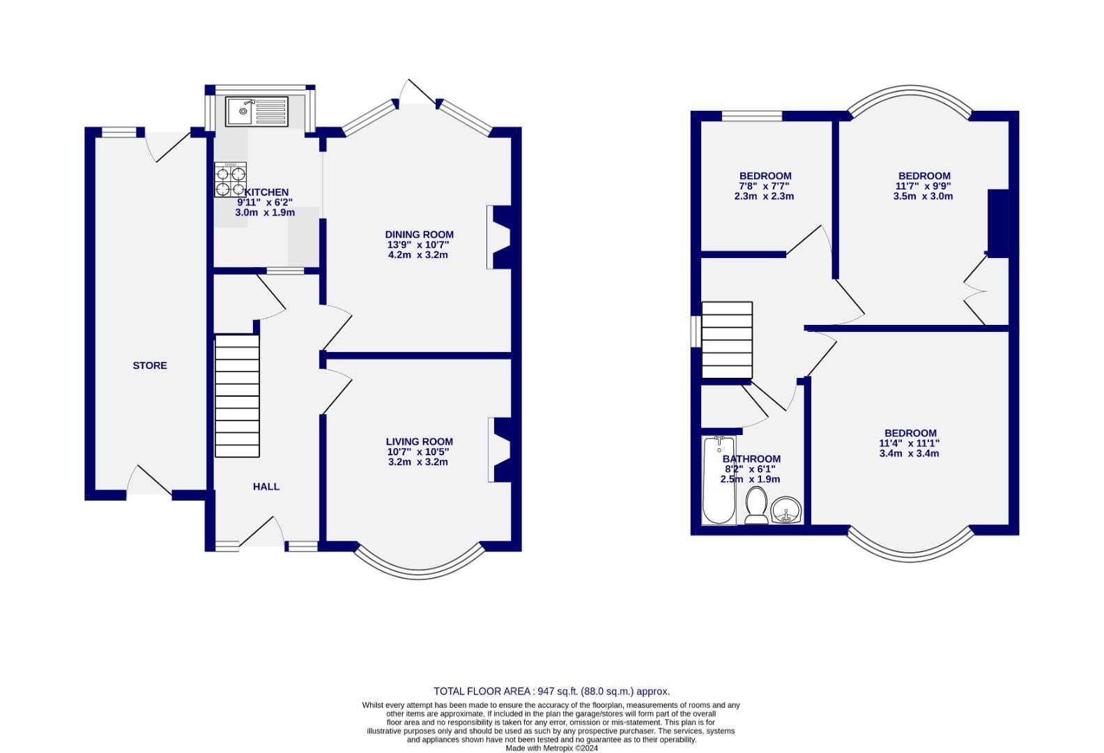 Floorplans For Salisbury Road, York