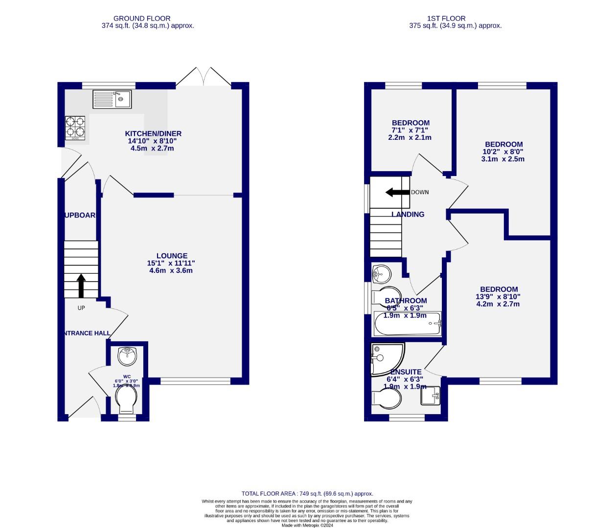 Floorplans For Goodwood Grove, YORK