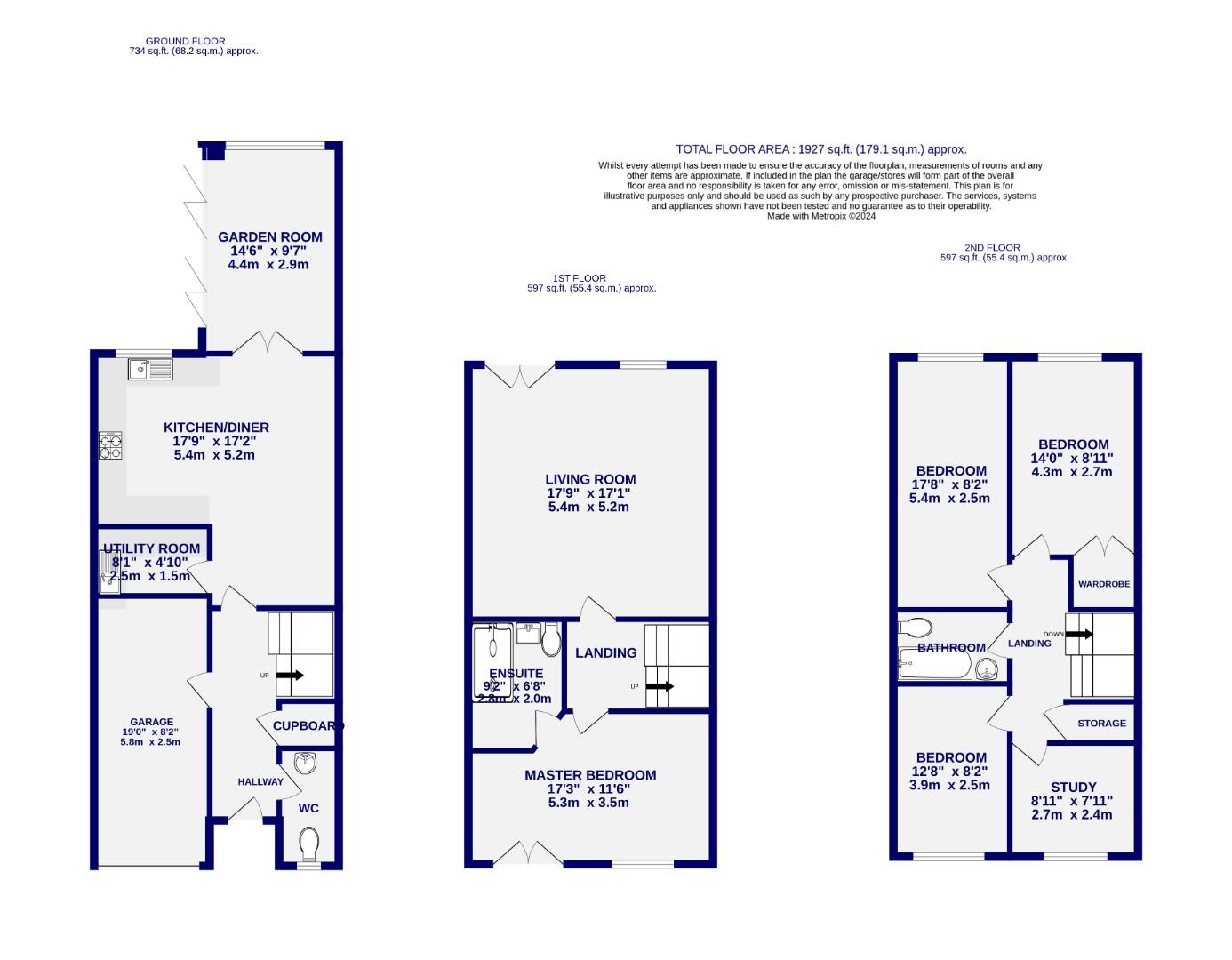 Floorplans For North Grange Court, York