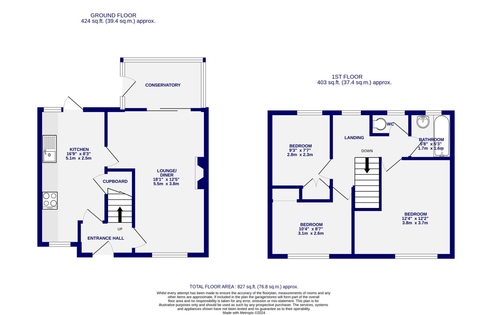 Floorplans For Marston Crescent, York