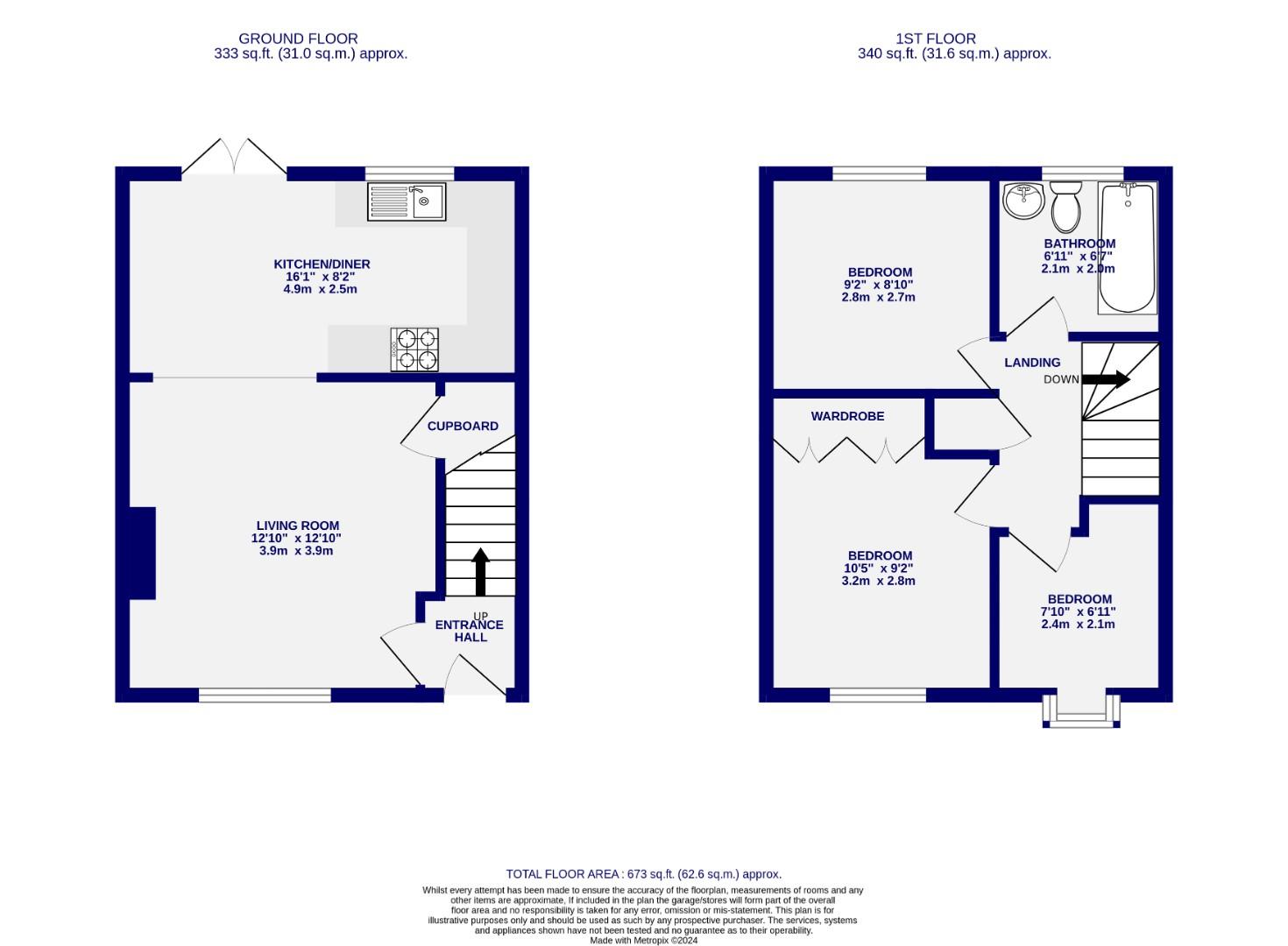 Floorplans For Scaife Gardens, York