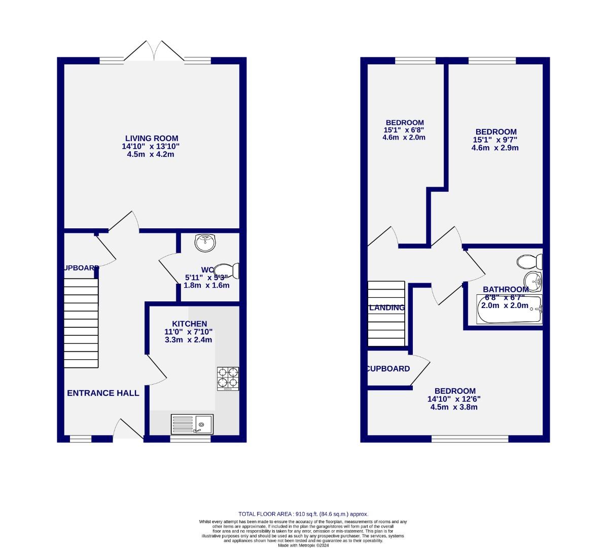 Floorplans For Regent Street, York