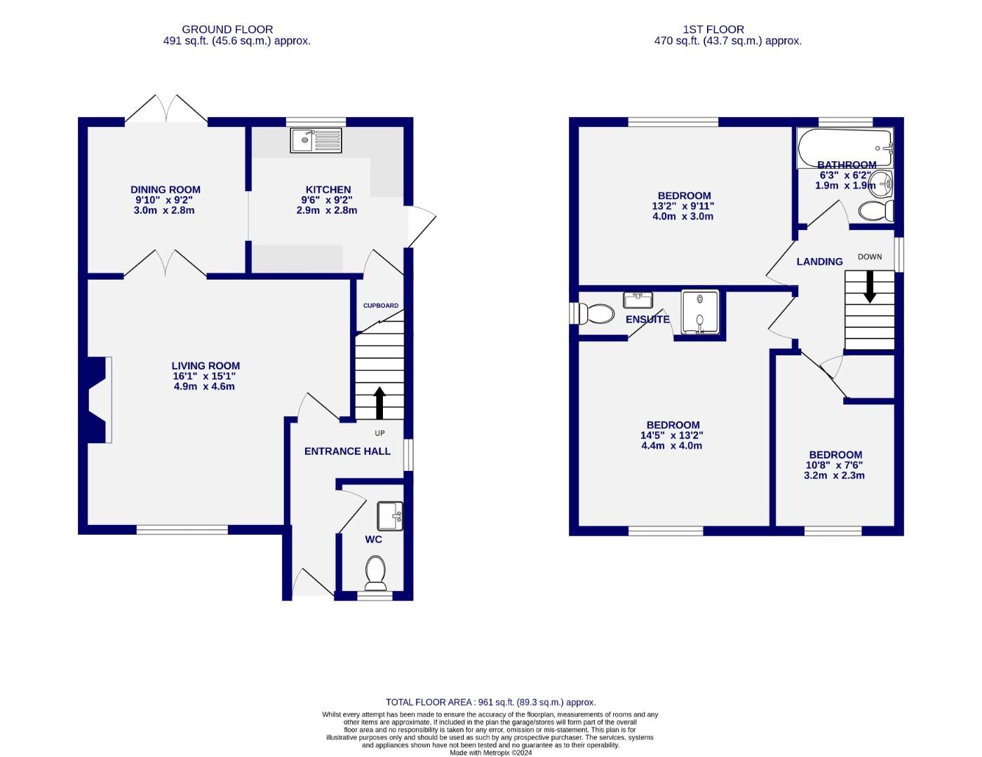 Floorplans For Harden Close, York