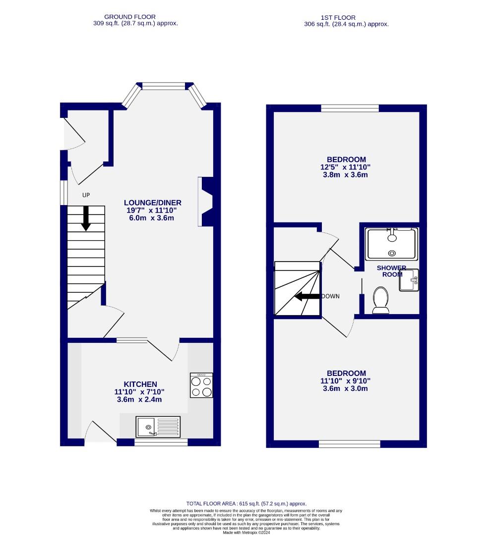 Floorplans For Alder Way, New Earswick, York