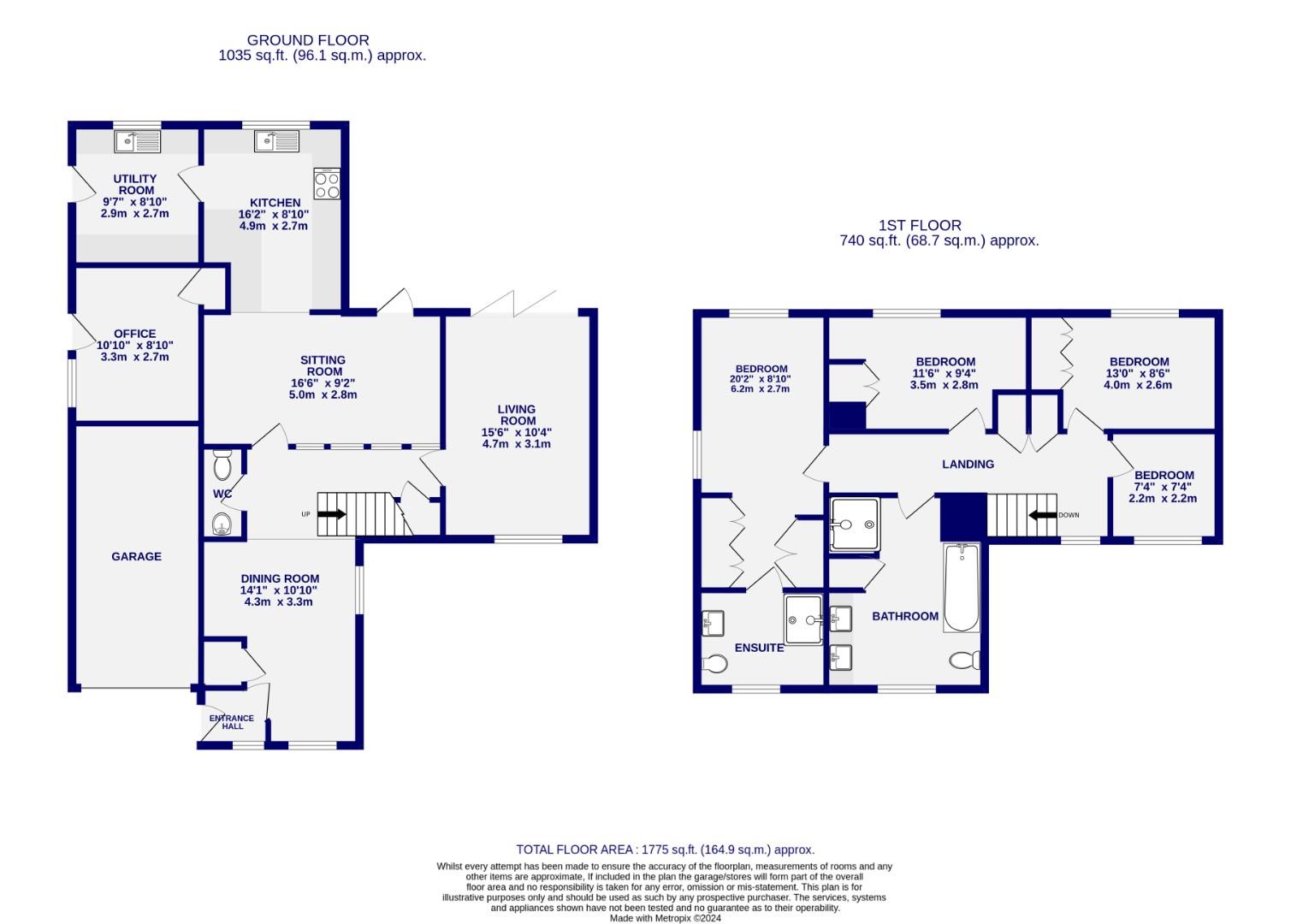 Floorplans For Millers Croft, Copmanthorpe, York