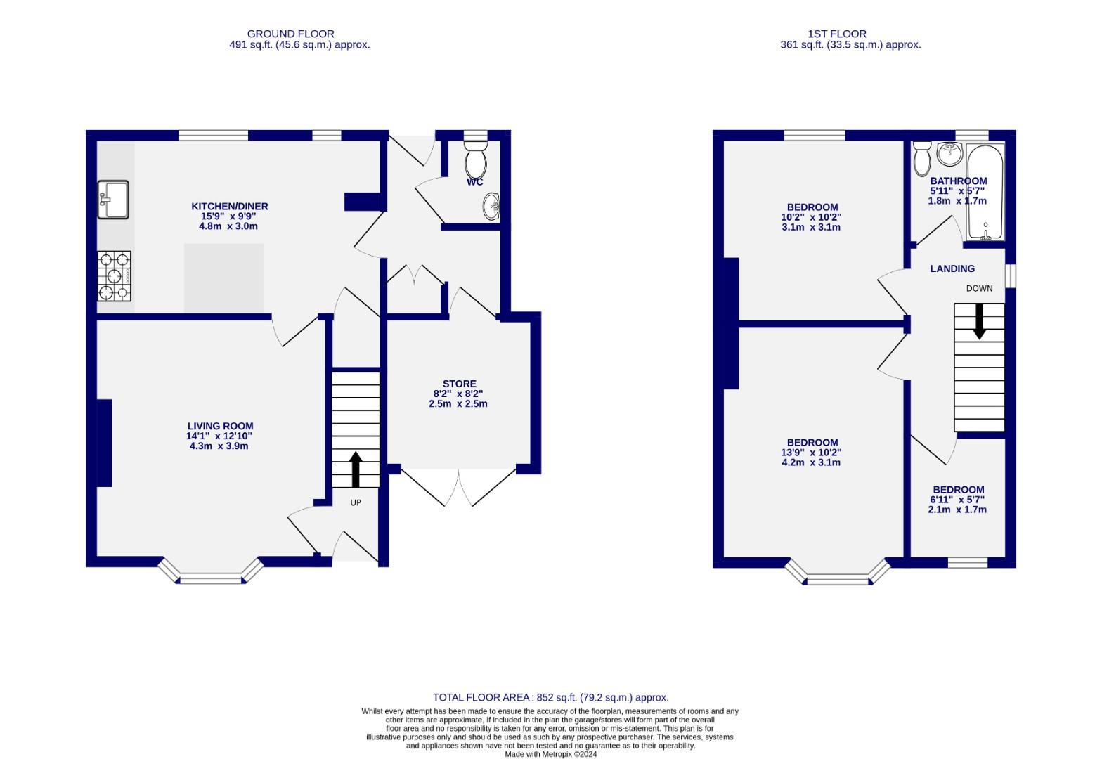 Floorplans For Melwood Grove, York