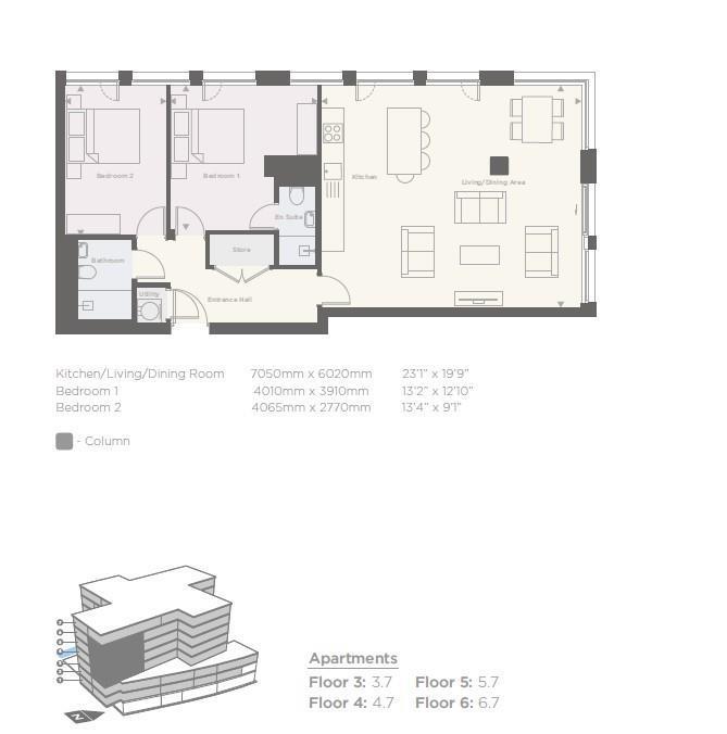 Floorplans For Ryedale House, 58-60 Piccadilly, York, YO1 9NX