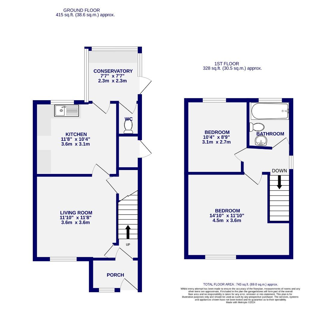 Floorplans For Burrill Avenue, York