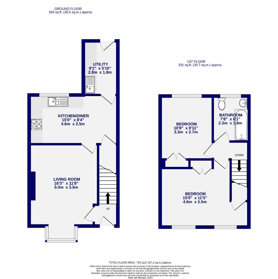 Floorplans For Carrick Gardens, York