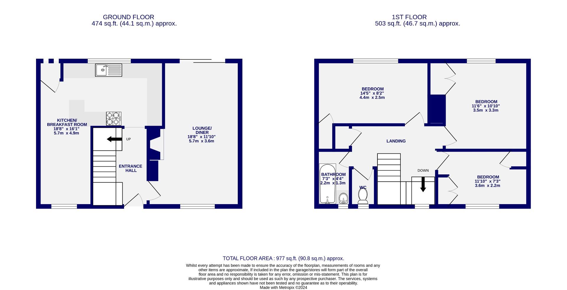 Floorplans For Sandcroft Road, York