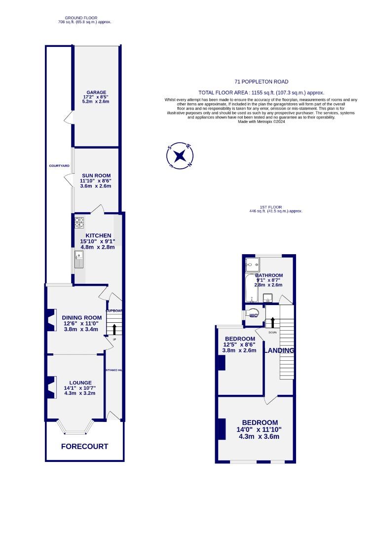 Floorplans For Poppleton Road, York