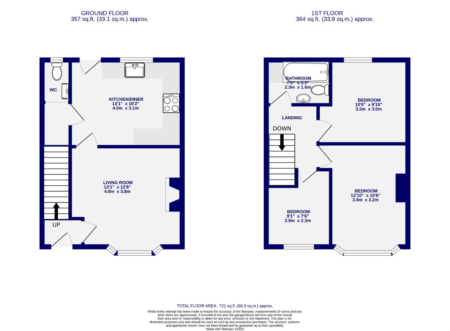 Floorplans For Nigel Grove, York