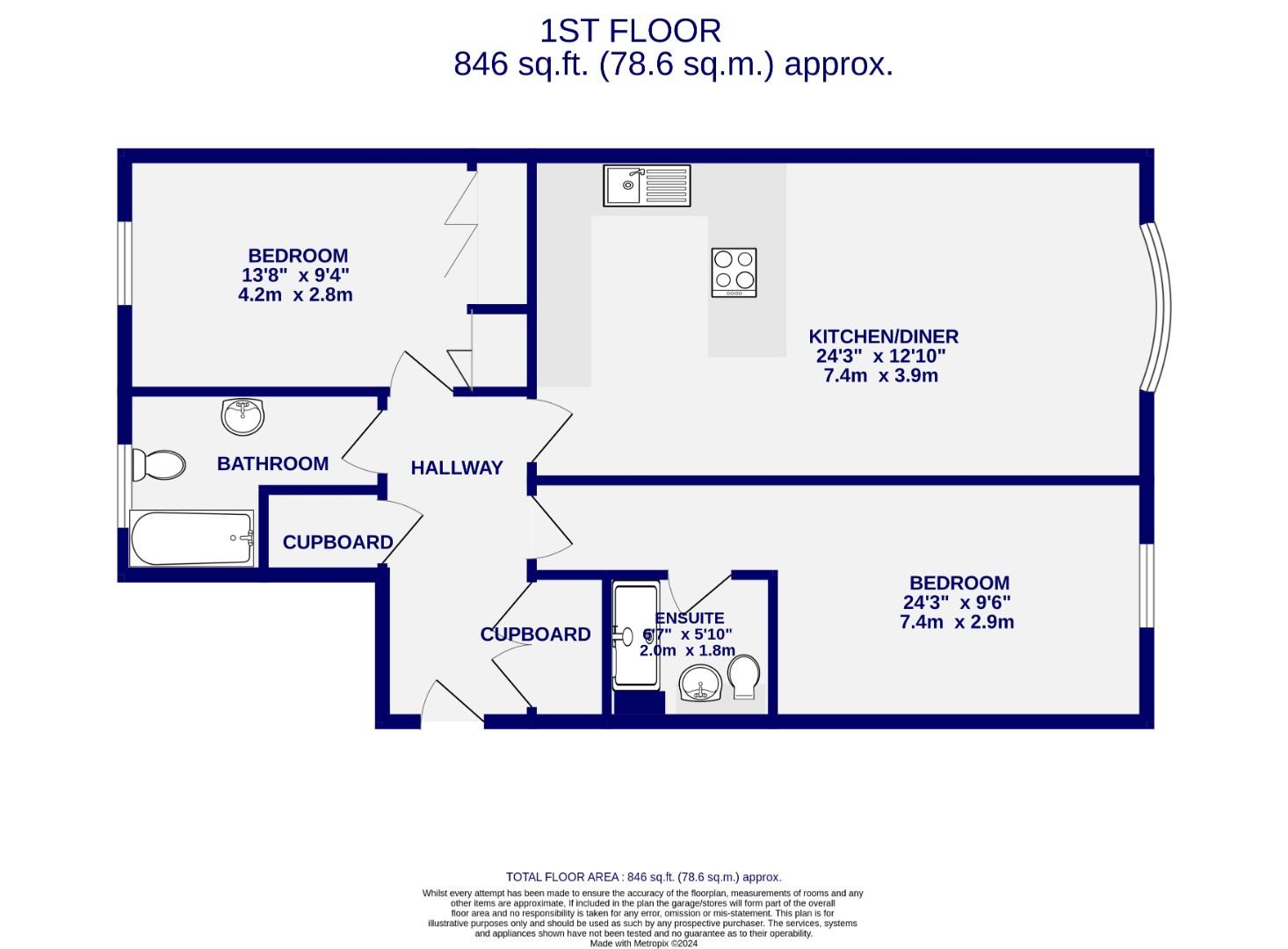 Floorplans For Little Hallfield Road, York