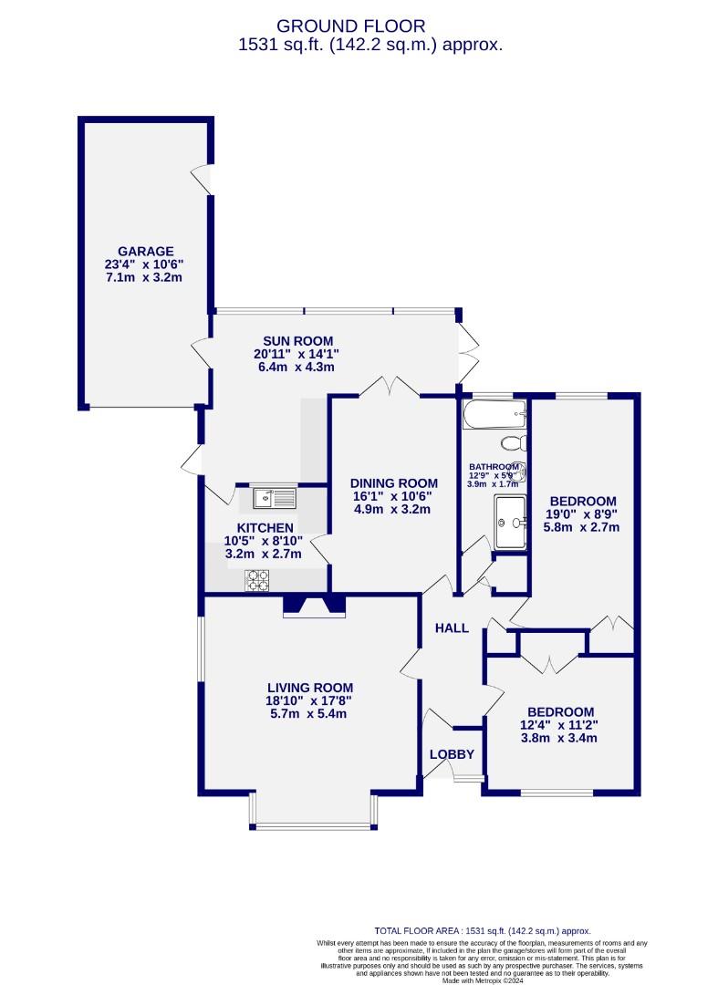 Floorplans For Garbett Way, Bishopthorpe, York