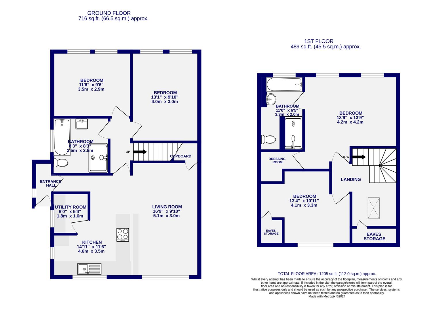 Floorplans For Borrowdale Drive, Rawcliffe, York, YO30 5SX