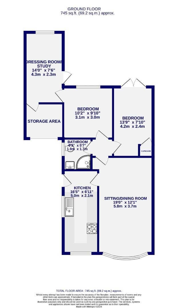 Floorplans For Deerstone Way, Dunnington, York