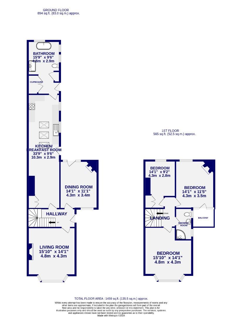 Floorplans For York Road, Acomb, York