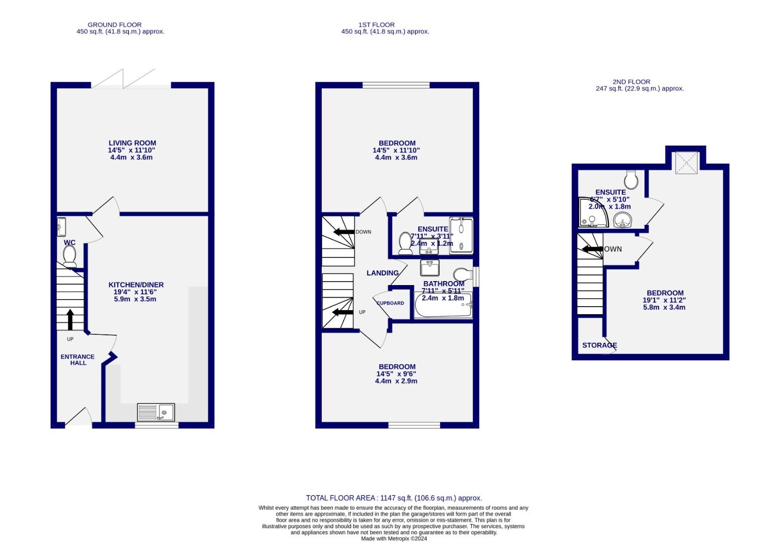 Floorplans For Huntington Road, York