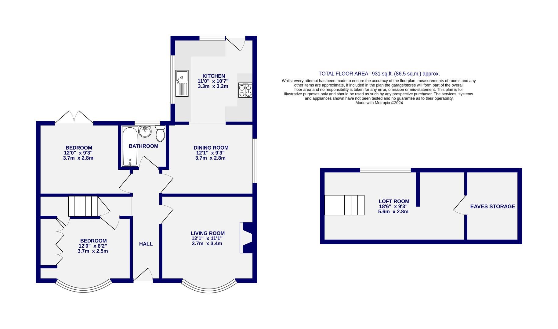 Floorplans For Highfield, Osbaldwick, York