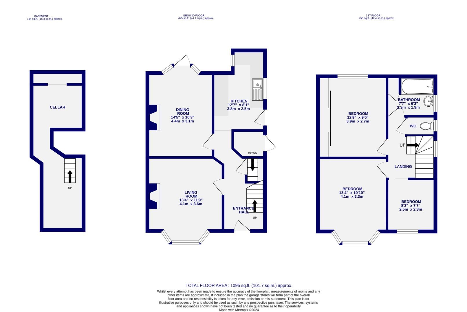 Floorplans For Manthorpe Walk, York