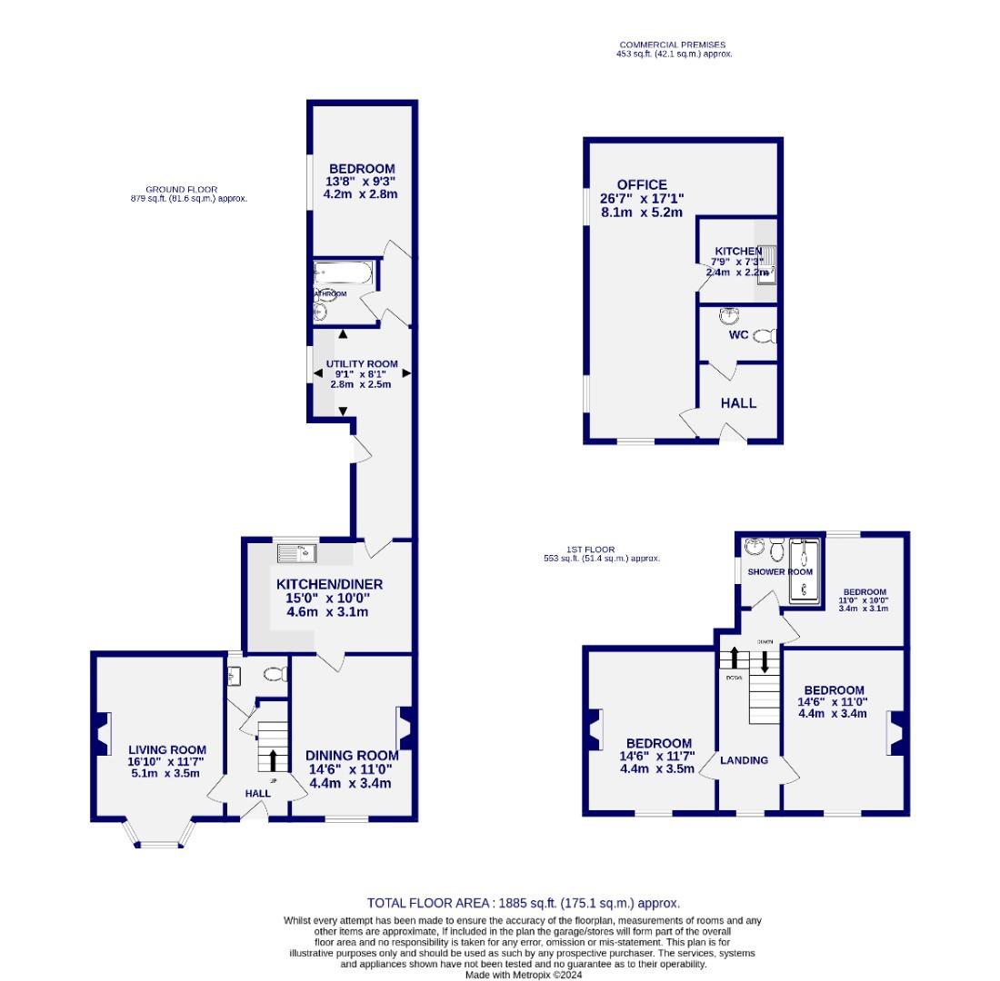 Floorplans For Main Street, Tollerton, York