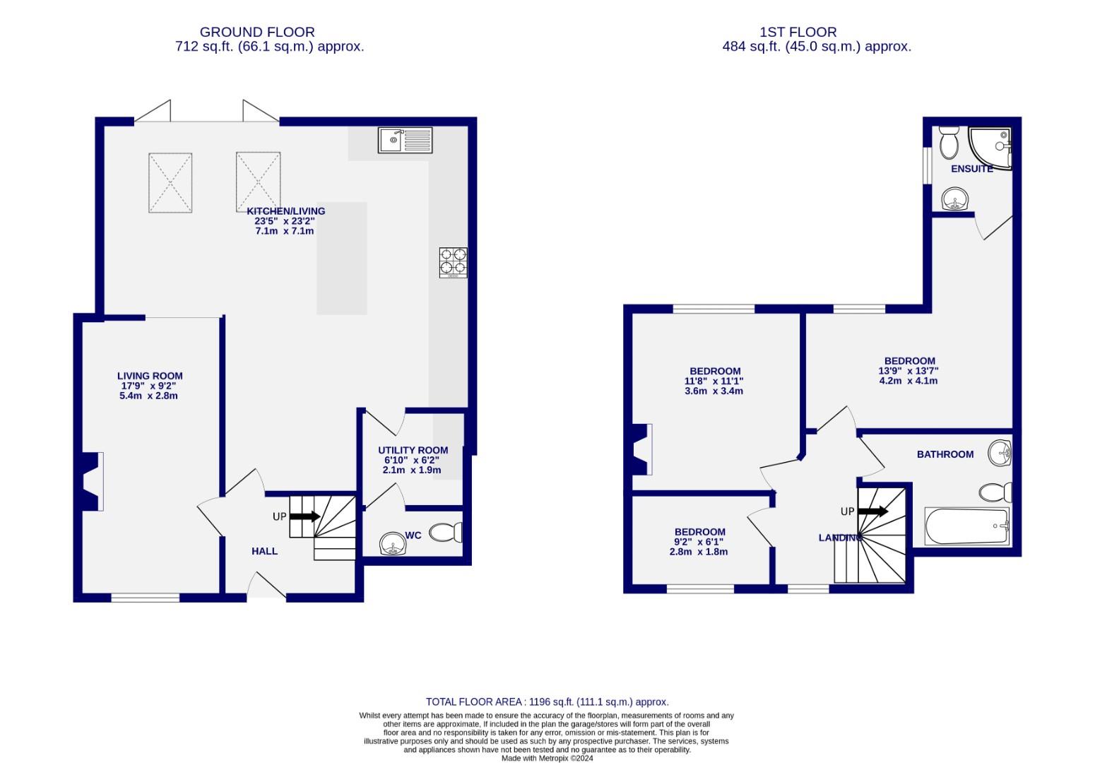 Floorplans For Green Lane, Acomb, York