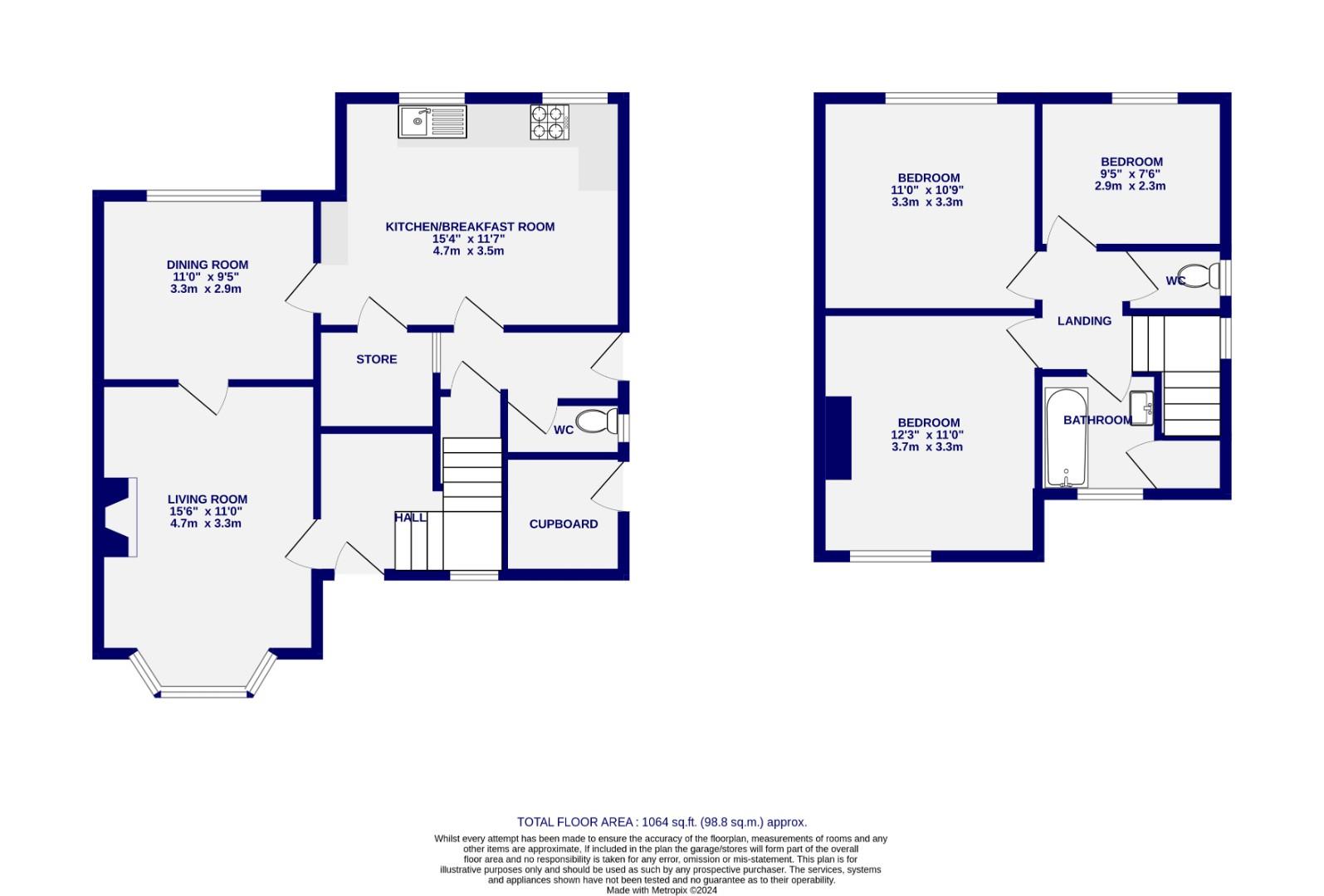 Floorplans For The Crescent, Heslington, York