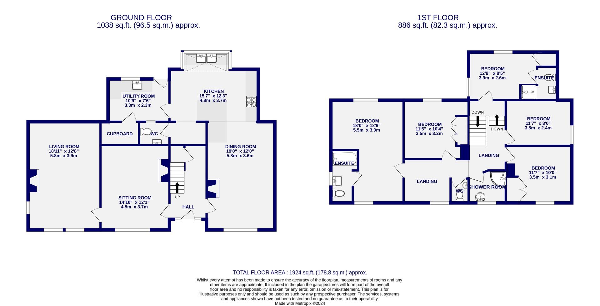 Floorplans For Hagg Lane, Colton, Tadcaster