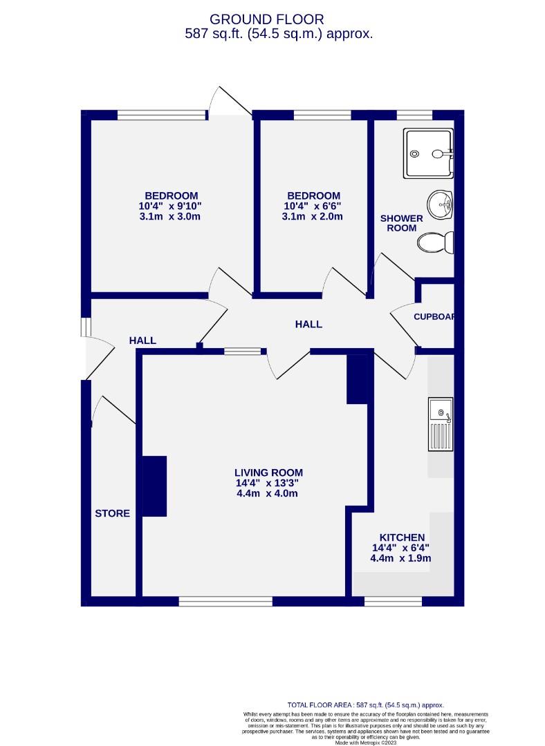 Floorplans For Mistral Court, Fossway, York